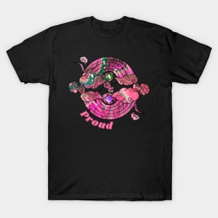 Proud Rainbows - Neon Pink T-Shirt